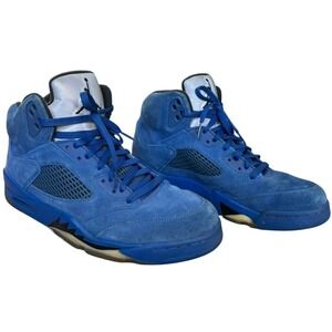 Air Jordan 5 Retro Blue Suede Sz 11.5‎ Game Royal